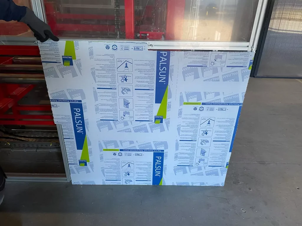 Osłona do windy z poliwęglanu litego